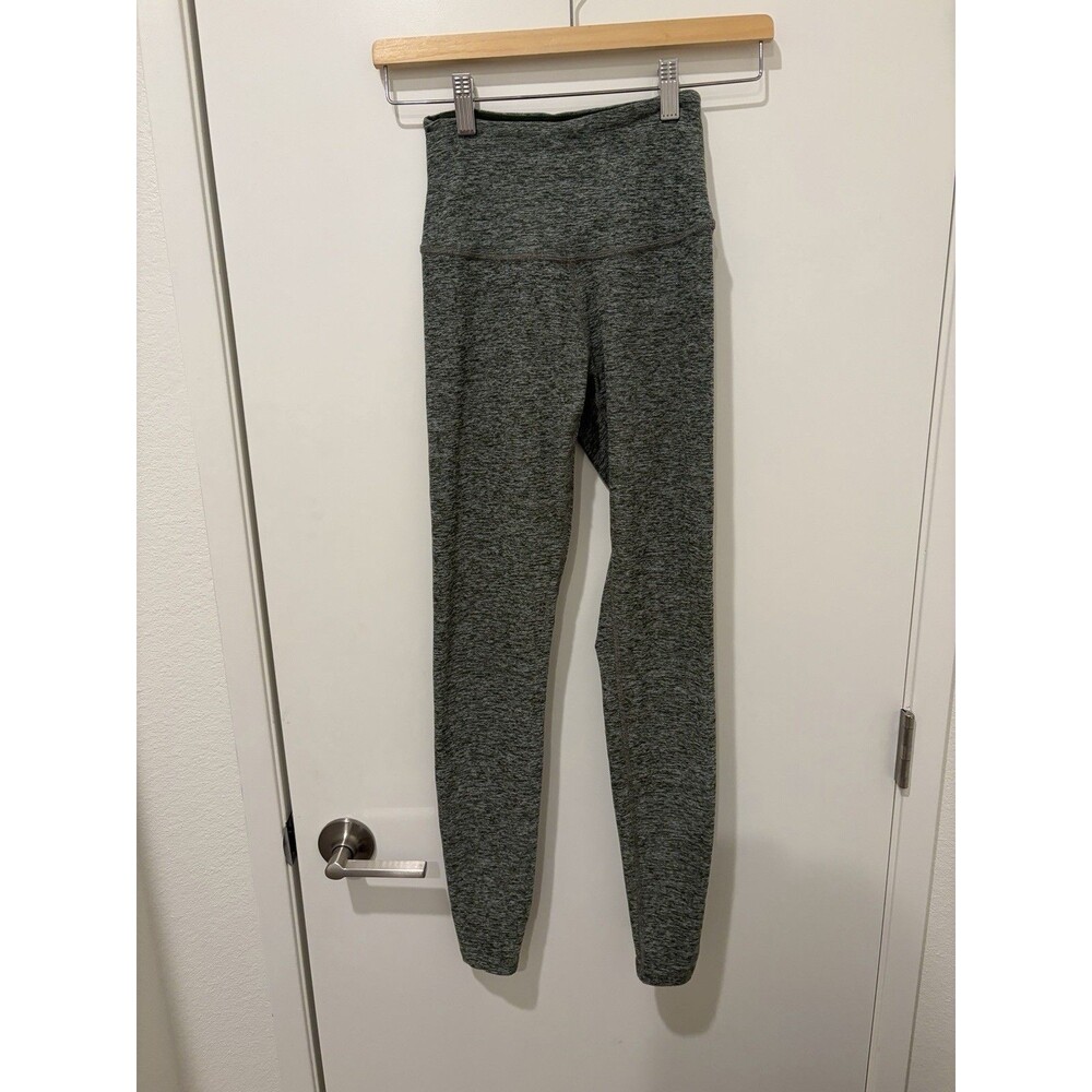Beyond Yoga High Waisted Leggings Green Heather Size Small